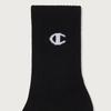 [3-pack] Mono C Logo Mid Socks Black