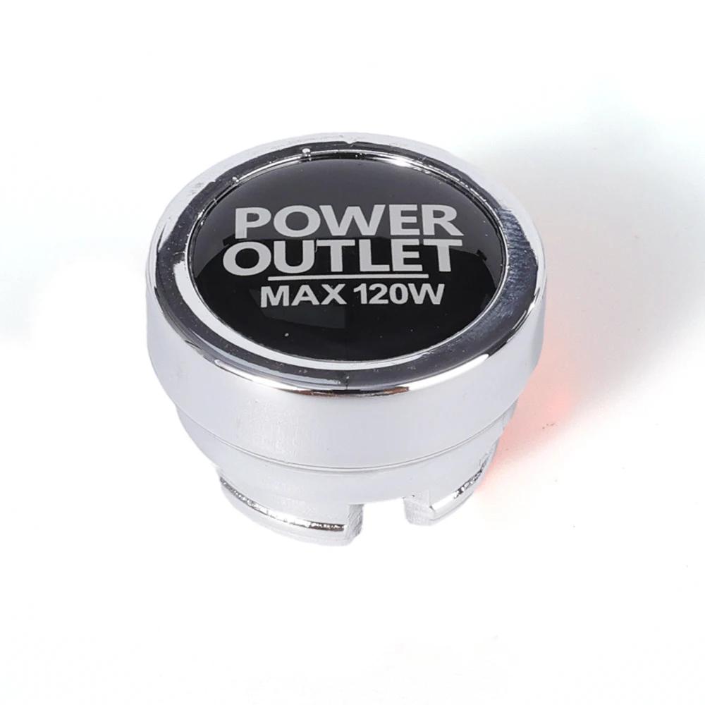 Car Lighter Plug Cover Dustproof Plug Fire Missile Button Decorations Cap Shield Automotive Vehicles  Cigarette Lighter Covers