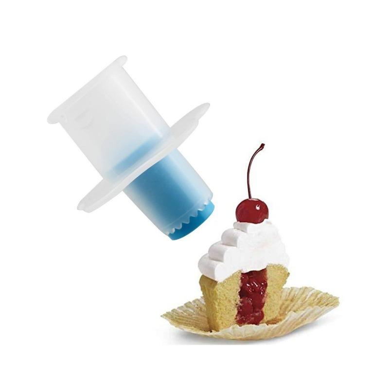 Cake Digger Plastic Cupcake Corer Plunger Cutter Muffin Cake Hole Digger DIY Cup Cake Cored Device Muffin Decoration Baking Tool
