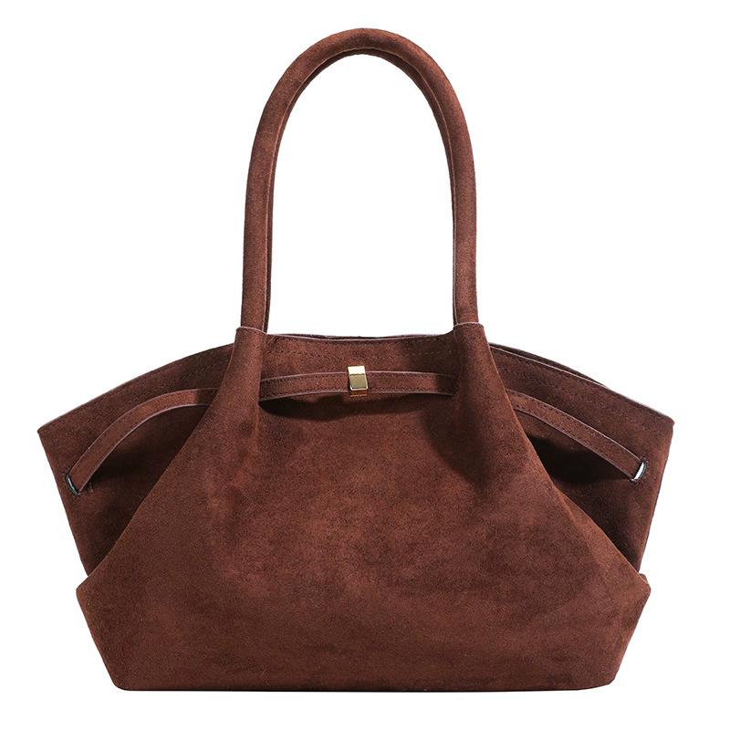 

Women s Solid Color Tote Bag Large Capacity Shoulder Bag for Work & Daily Commute, Casual Fashion Versatile Handbag кавовий