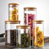 Glass Food and Tea Storage Jar with Bamboo Lid