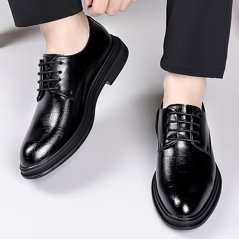 Brand Sneakers Breathable Male Luxury Suit Shoes Casual Business Formal Flats 2025 New Dress Shoes Men Leather Shoes