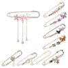 Women Girl Bow Rhinestone Flower Butterfly Enamel Zinc Zinc Alloy Brooches Pin Jewelry Accessories Corsage