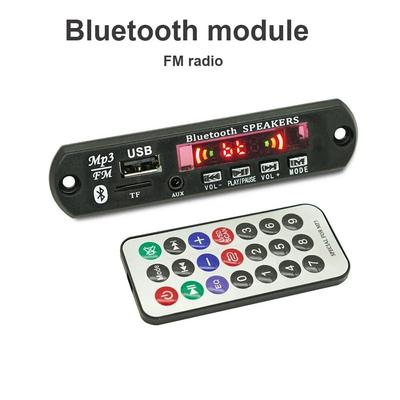Modulo ricevitore Bluetooth 12V WMA MP3 Decoder Board Car Audio Speaker Board USB TF FM Radio Module con telecomando