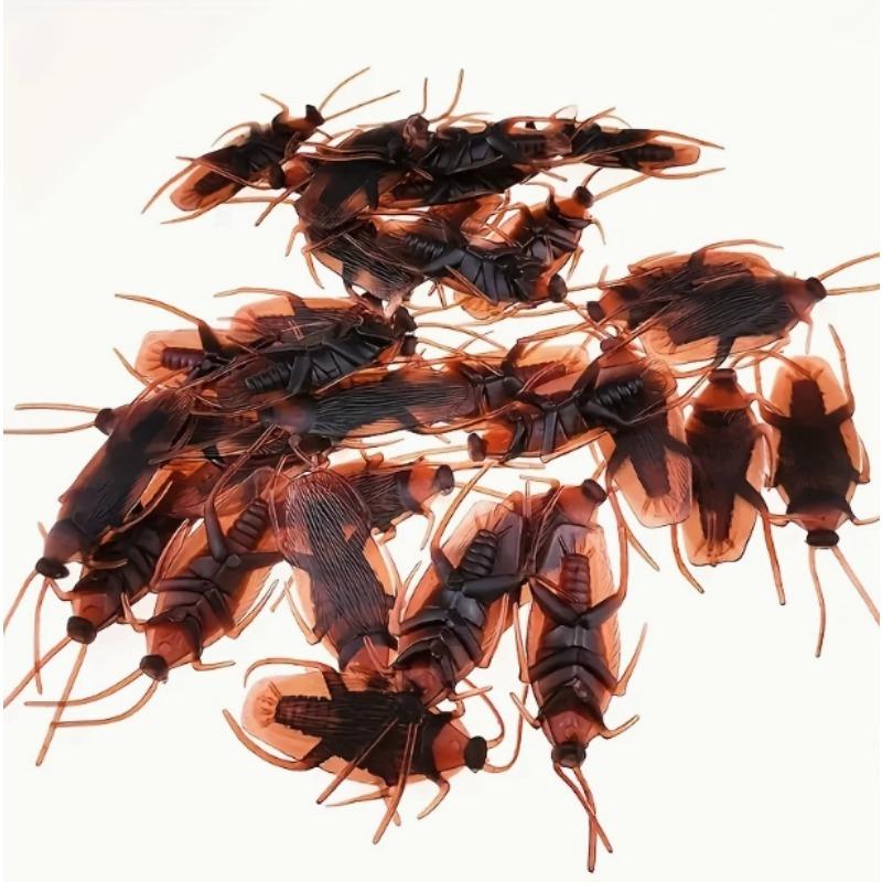 Realistic Fake Cockroaches,Perfect  for April Fools' Day and Halloween,Lifelike Roaches Are Great for Indoor and Outdoor Pranks