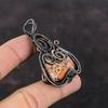 Asteroid Jasper Pendant Copper Wire Wrapped Pendant Antique Jewelry Handmade Pendant Natural Gemstone Pendant Wire Wrap Jewelry Gift For Her