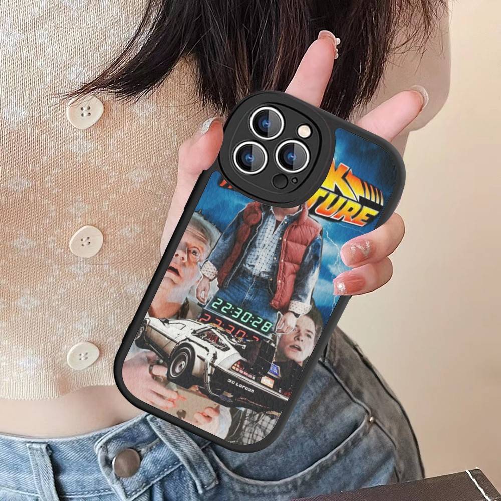 

Movie Back To The Future Phone Cover For IPhone 16 15 14 13 12 11 Pro Max Plus Leather Soft Case iPhone 14 plus
