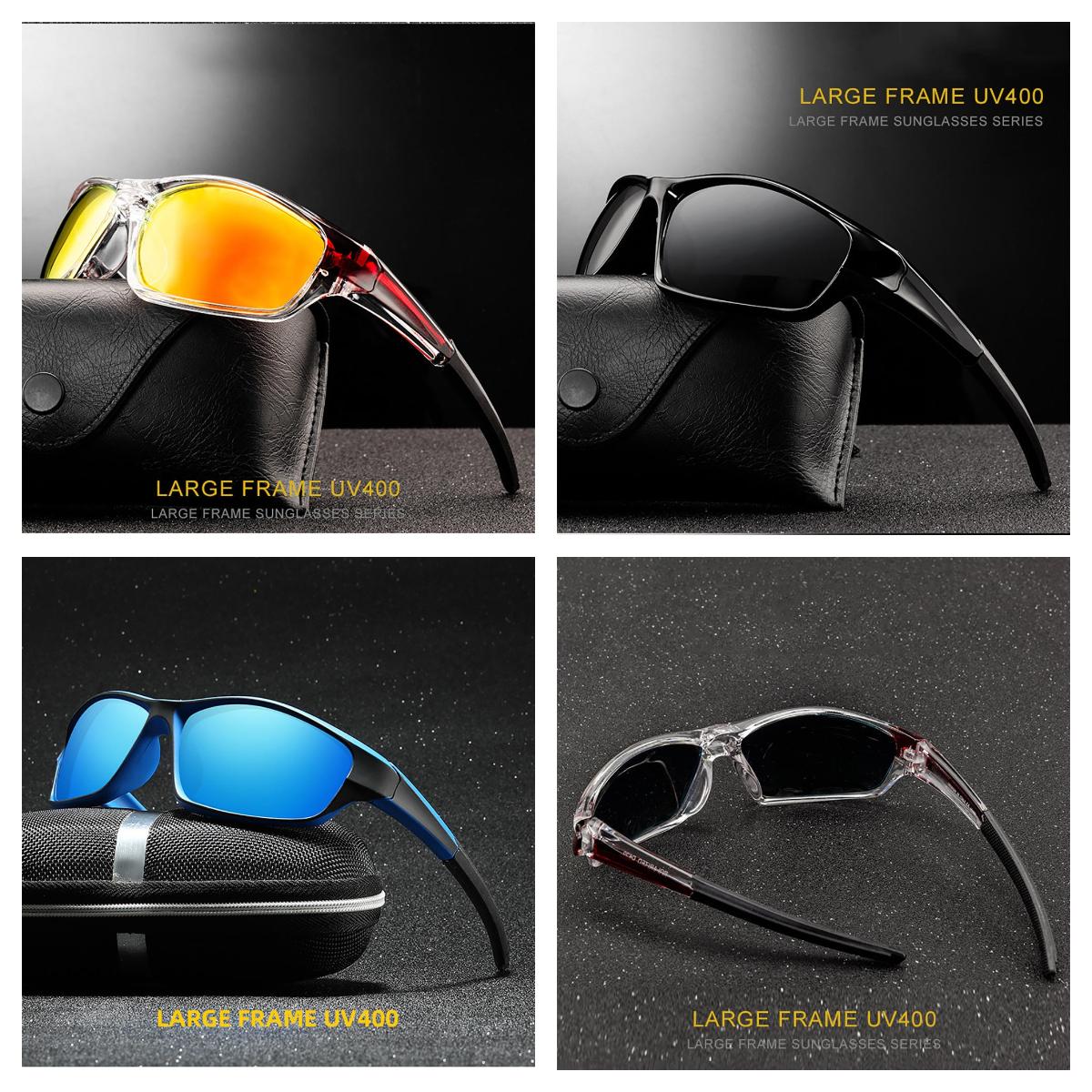 Attractive Glasses Men's Klassnum Classic Outdoor Sports Polarized Sunglasses Vintage Uv400 Eyewear Wo Cycling Climbing Skiing Fishing Driving