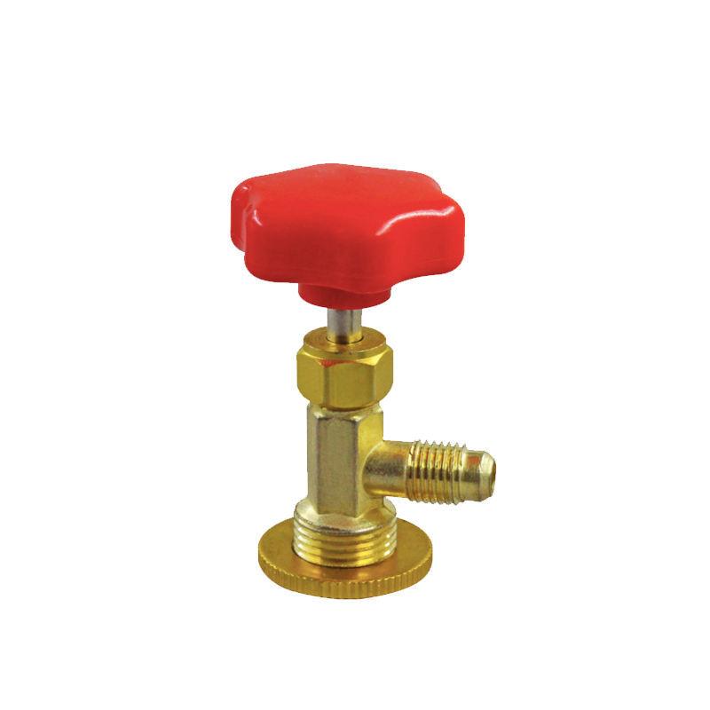 Refrigerant Bottle Opener Air Conditioner Refrigerant Can Tap Valve Bottle Opener Tool Brass Dispensing Valve R410 D4L5