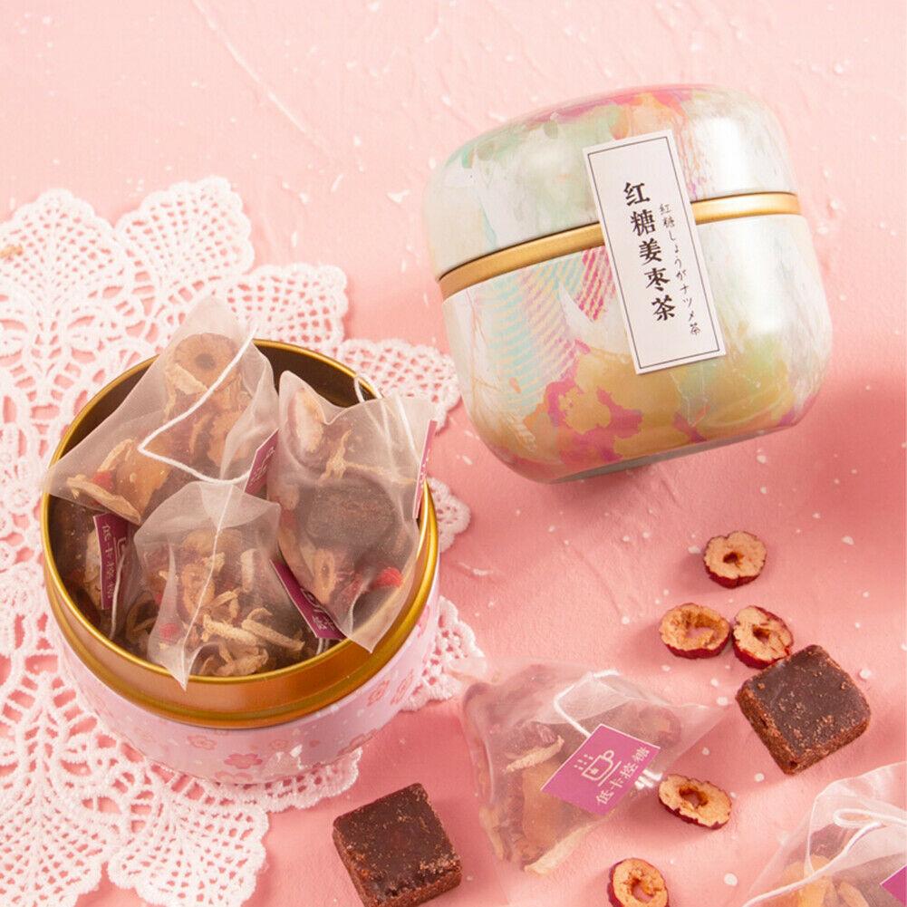 3PCS 100g Brown Sugar Turmeric Ginger Tea Sugar Free Healthy Herbal Tea for Men Women Chinese Loose Leaf Organic Green Food