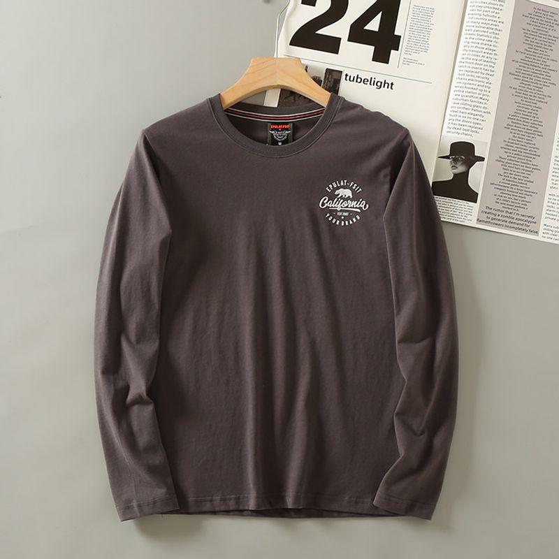 Export to Japan Foreign Trade Tail Goods Long-Sleeved Base T-shirt