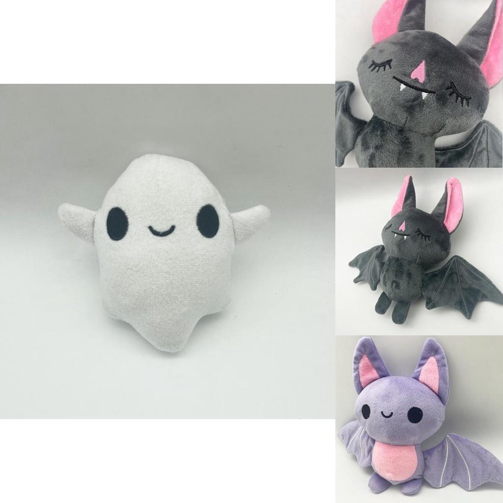 Cute Skeleton Cat Pillow Plush Soft And Cuddly Halloween Animal Toy