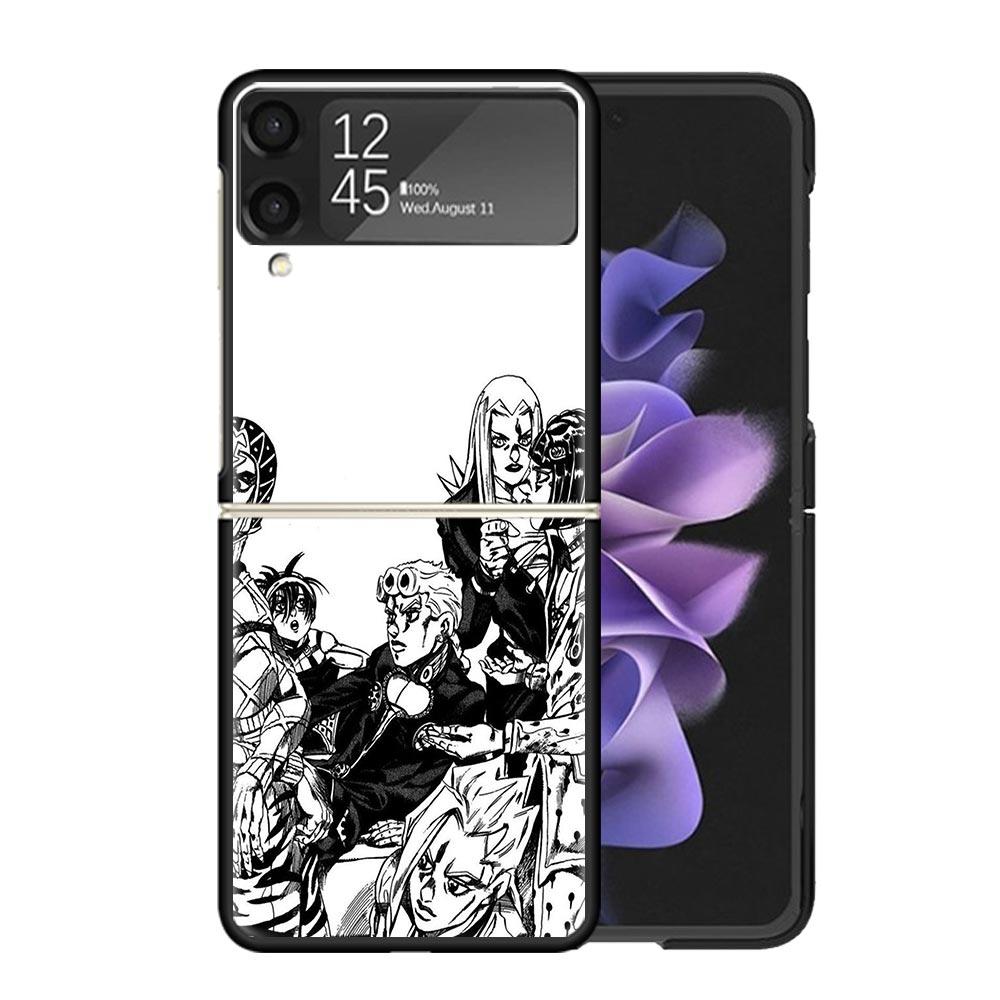 JoJo's Bizarre Adventure Golden Wind Klarsicht-Handyhülle für Samsung Z Flip 7 6 5 4 3 Galaxy ZFlip7 ZFlip6 ZFlip5 ZFlip4 ZFlip3 5G