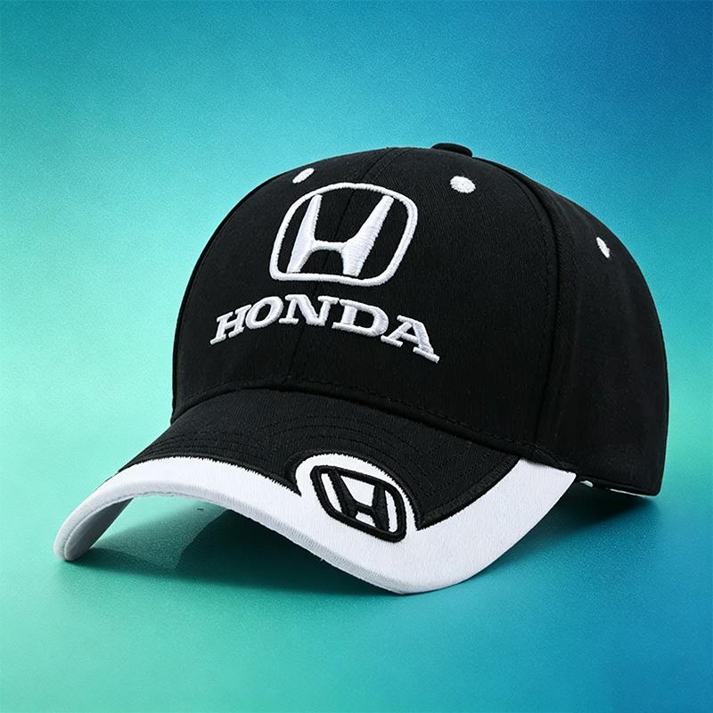 

HONDA Badges Embroidery Baseball Cap Adjustable Outdoor Sport Hat Couple Casual Hats For Civic Fit Jazz Accord Pilot CRV Odyssey чёрный