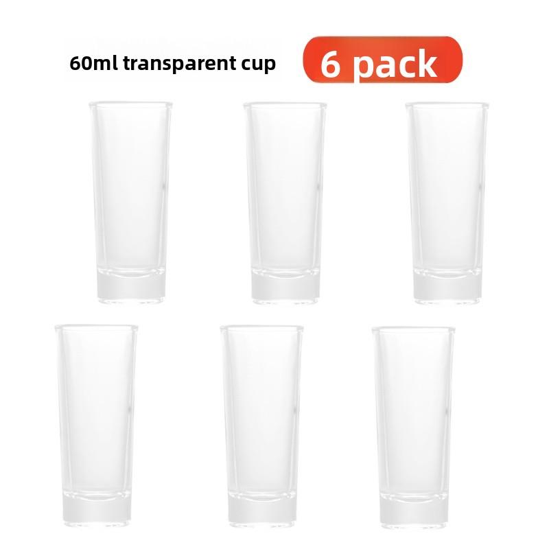Glass Shot Cups Set with Stand Whiskey Cocktail Bomber Shot Glasses for Party Bar