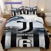 Juventus Football Glory Bettwäsche (1 Bettbezug + 2 Kissenbezüge, ohne Füllung) Bettbezug und Kissenbezug Weihnachts-Geburtstagsgeschenk