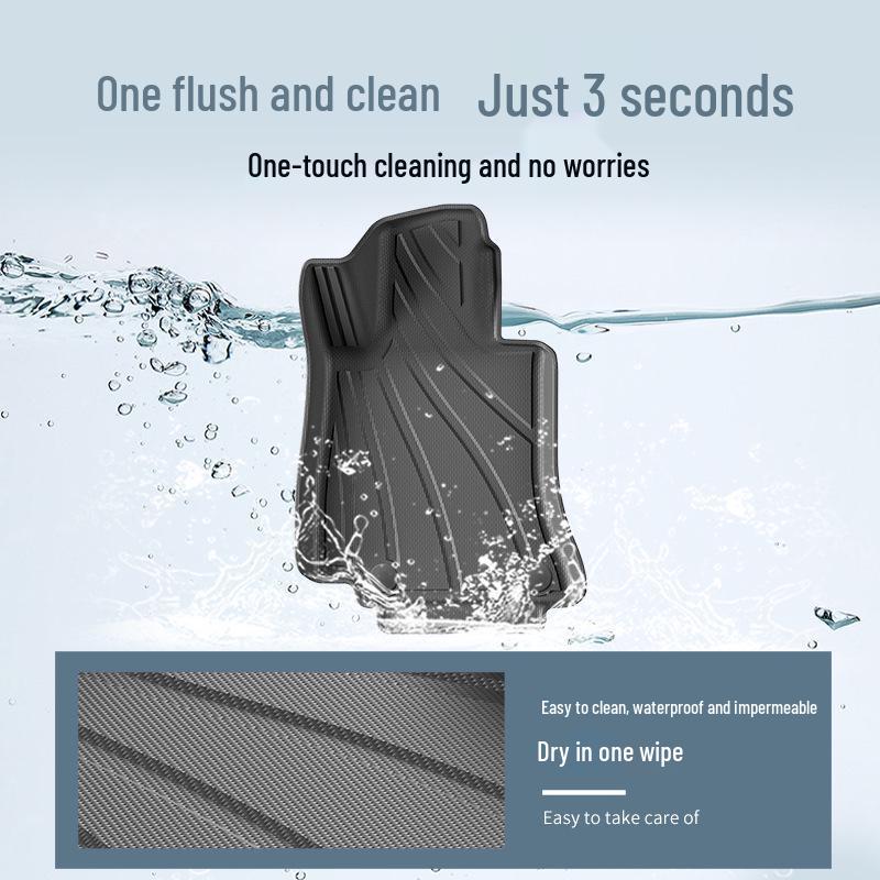 Eco-Friendly TPE Floor and Trunk Mats for 23 Mercedes-Benz C-Class/C260L: Stain-Resistant and Durable