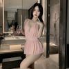 New sexy lingerie deep V backless temptation jumpsuit bed hot neck secretary free uniform