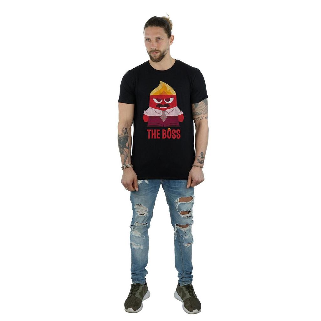 Inside Out Mens The Boss Anger Cotton T-Shirt