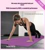 Widen 90CM 12mm TPE Yoga Mat for Fitness, Pilates, Floor Exercise