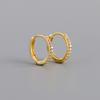 Fashionable Classic Copper Earrings K02 Gold