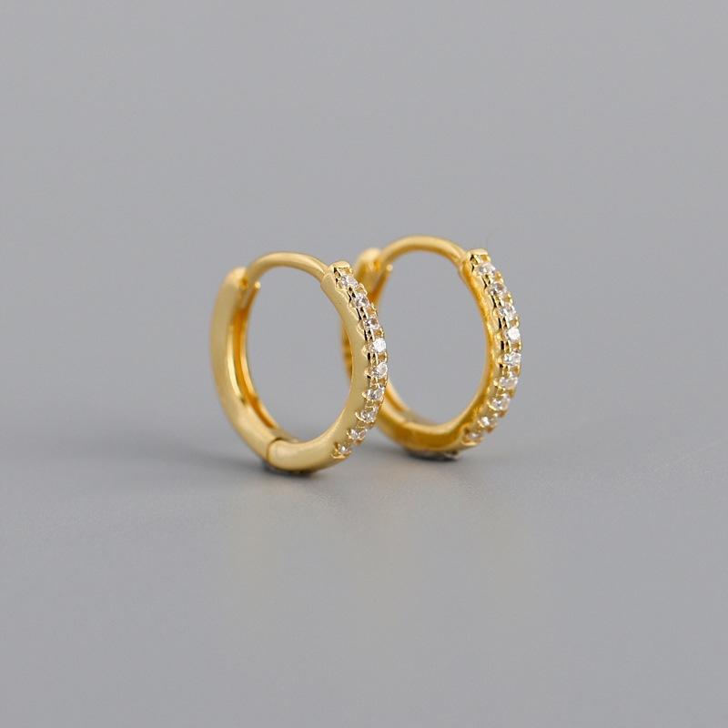 Fashionable Classic Copper Earrings K02 Gold