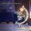 Migration Plan Moc Earth Model Building Blocks 360° Rotation Assembly Fashion Toy Decorations Boy Gift Assembly Building Blocks