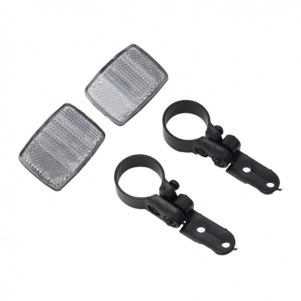 2pcs Bicycle Reflector ABS Front Rear Night Shelf Reflector