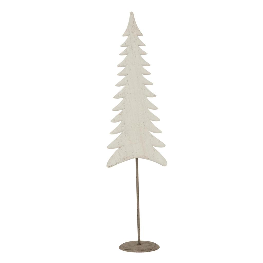 Hill Interiors White Washed Pine Tree Christmas Decoration