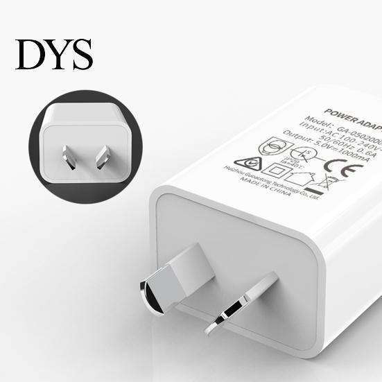 Mobile Phone Charger Convenient Australia Plug Smart Charging Wall Adapter for Home USB