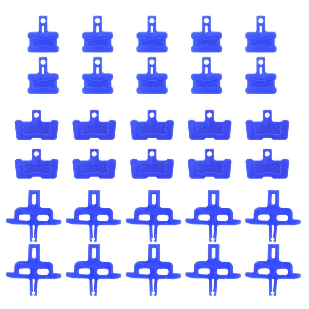 10 ks Distanční vložka pro odvzdušnění hydraulické kotoučové brzdy jízdního kola, držák pístu, rozpěrka destiček brzdového třmenu, podložka, vkládací nástroj, díl pro jízdní kola