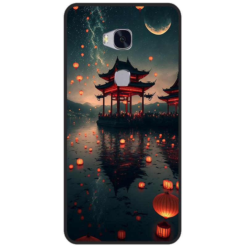 For Huawei GR5 2016 Honor 5X Phone Case Cute Silicone Case For Huawei Honor 5X 5 X Cover KIW-L21 5.5 " Soft TPU Protection Shell