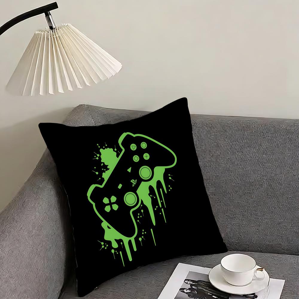 Game handle Cushion Cover Reversible Plush Pillow Cover – For car, sofa, bedroom, perfect as a gift.