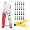 Cross-Border RG6 Crimping & Wire Stripper Set for Coaxial Cable