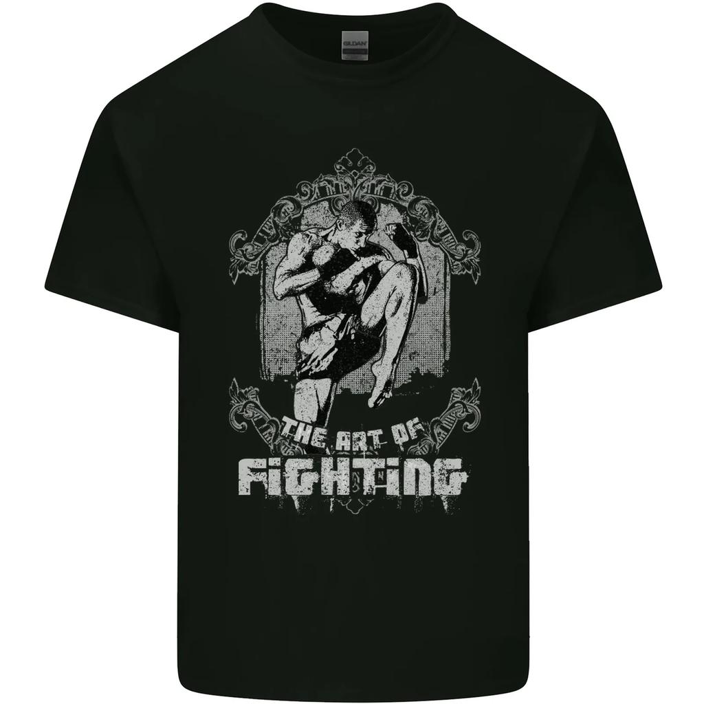 The Art of Fighting MMA Muay Thai T Shirt New 100 Cotton Short Sleeve ONeck Casual Tshirts Loose Top Size S3XL