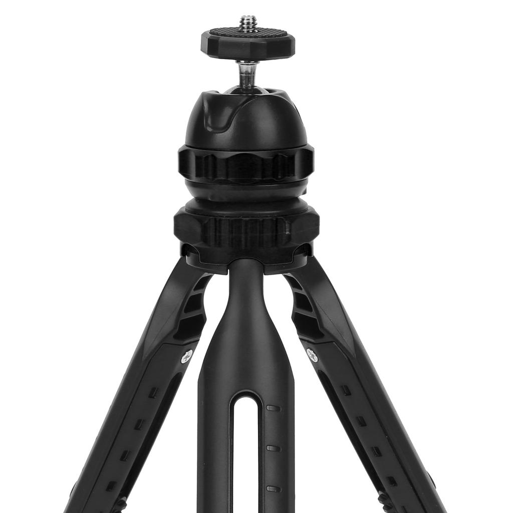 Retractable Tripod 2 Sections Mobile Phone Holder with 360 degrees      Head