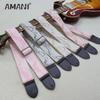 Verdickter Rindsleder Schultergurt für E-Gitarre & Bass
