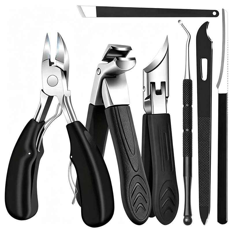 Xiaomi 7PCS Professional Pedicure Manicure Tool Kit Ingrown Toenail Nipper, Heavy Duty Thick Nail Trimmer Dead Skin Remover Foot Care