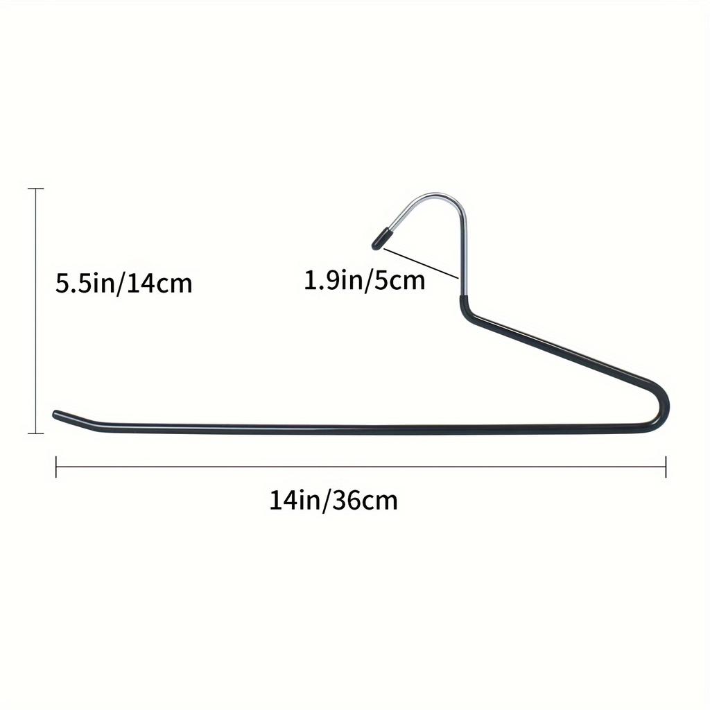 10 Pieces/set of Pants, Metal Hangers for Heavy-duty Vests, Scarves, Wardrobes, Home Dormitories, Household Storage