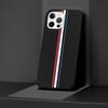 Custodia per telefono per Apple Iphone 14 11 13 Pro Max 12 Mini Xr 7 8 + Se 2020 Xs 6 6s Plus Sport Strisce di marca Cover in silicone nero