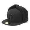 Era cap 59FIFTY Dog Ear NER33C0209 MLB York Yankees NY Black Tonal Color ONSPOTZ exclusive mens womens hat Gokyuu Fifty 5950 unisex stylish hairstyle