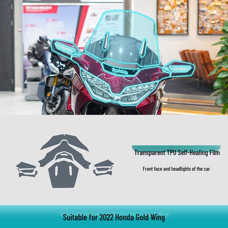 Transparante TPU Beschermfolie voor 22-23 Honda Gold Wing Motorfietshoezen