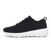 Spring lace-up cushioning running shoes men's and women's large-size fly-woven casual sports shoes