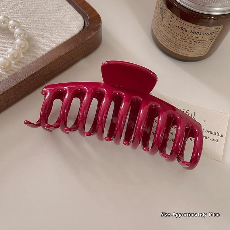 Silicone Shark Clip Hairpin Soft Anti-Collision Protection Back Head Hair Claw Anti-Fall Durable Hair Accessories