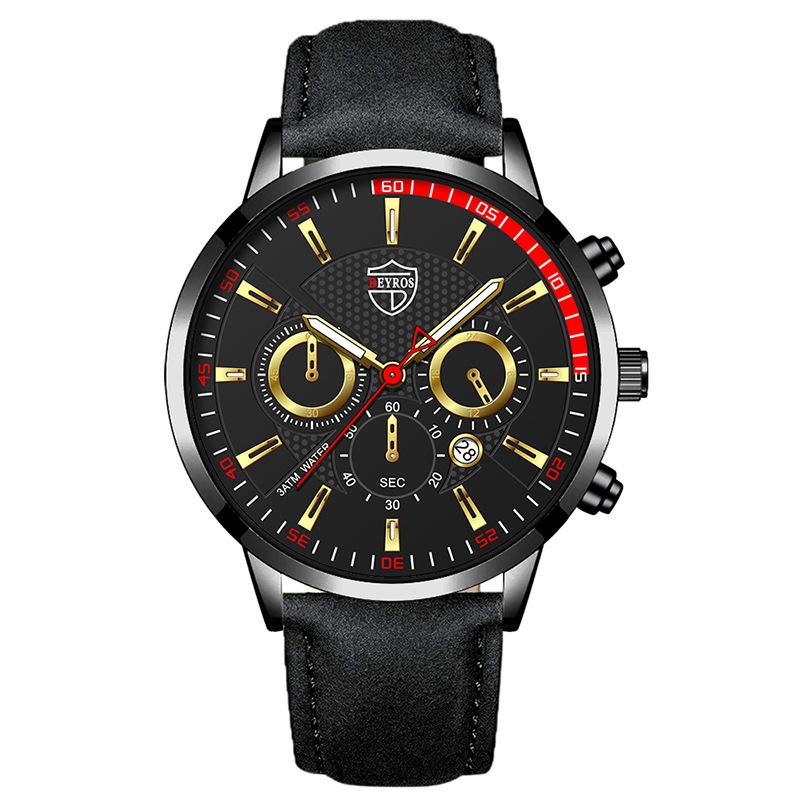 Stainless Steel Watch With Male Personality Luminous Calendar Automatic Quartz Watch
