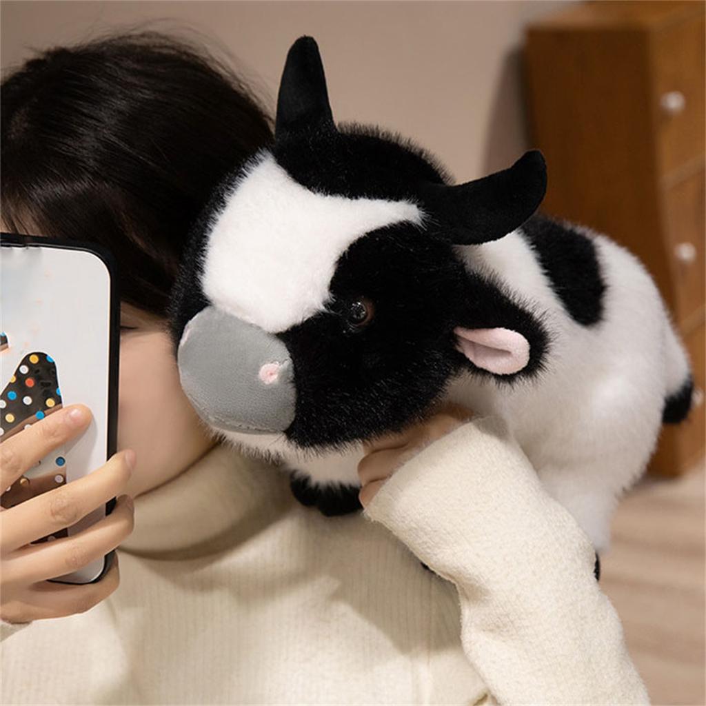 Cow Doll Plush Toy Simulation Cow Doll Cloth Doll Ornament Children's Birthday Gift