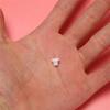 A84X-Plastic Round Shaped Cover Screw Cap Lid White 300Pcs For 5Mm Dia Hole