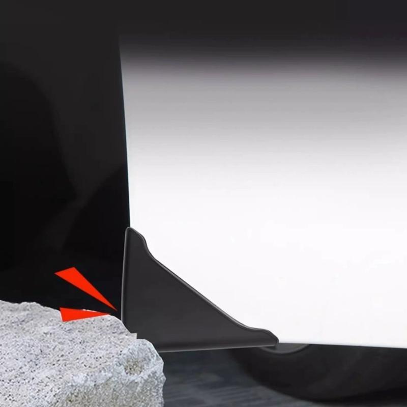 New 4PCS TPR Car Door Corner Cover Bumper Crash Scratch Protector Anti-Scratch Crash Protection Auto Care