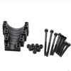 10PCS Aluminum Alloy  8mm10mm 12mm 14mm 16mm 20mm 22mm 25mm 30mm  Pipe Clamp Tubing Clip Carbon Tube Fixture Fastener for Plant