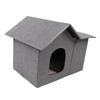 Cat House for Outdoor Cats Foldable Water Resistant Rainproof Feral Cats Shelter Cat Cave